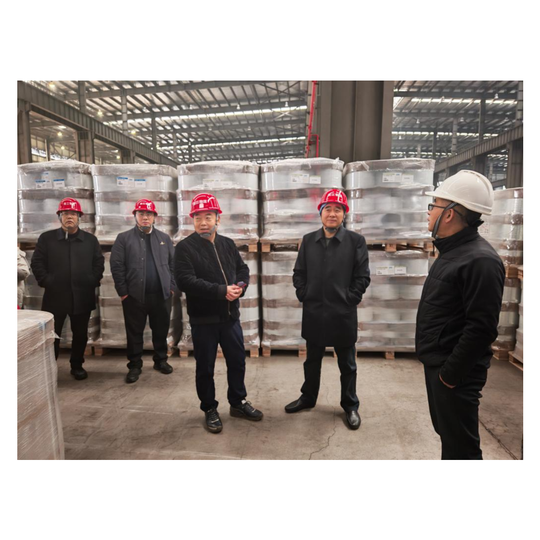 谭于一行到两江物流公司督导检查节前安全工作