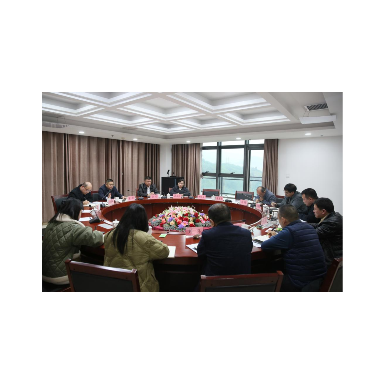 敖辉、任川一行到珞璜公司、江津公司调研